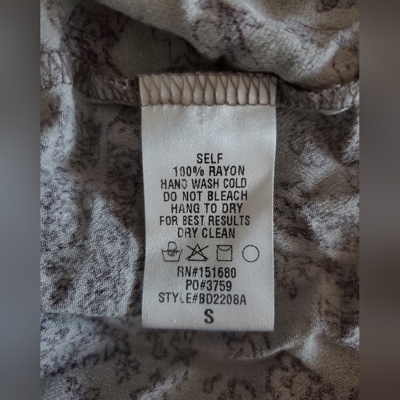 Storia Midi Tiered Floral Sundress Women's Size S Boho Chic Tie Straps - Picture 8 of 12